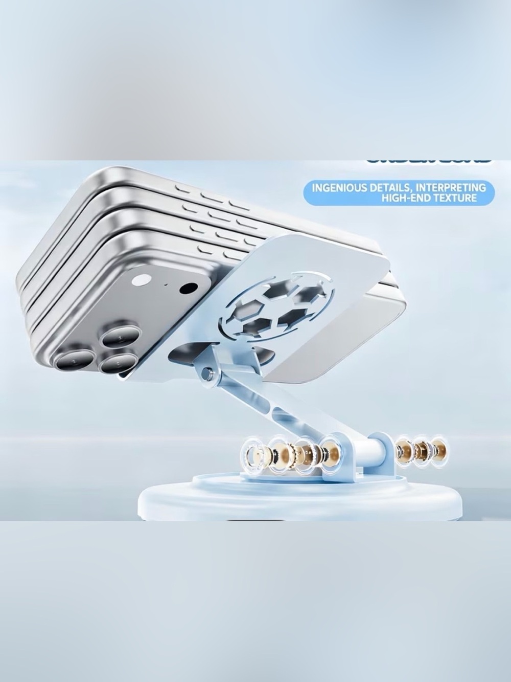 Adjustable Foldable Phone Stand - Picture 6 of 9